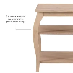 Kirklands Home Accent & End Tables|Natural Prismatic Wood Accent Table Brown