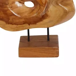 New Natural Abstract Teak Wood Statue Statues & Figurines