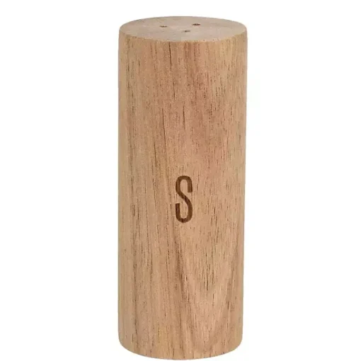 Kirklands Home Kitchen Accessories|Natural Acacia Wood Salt & Pepper Shakers Brown