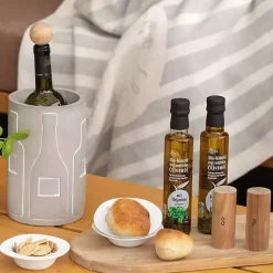 Kirklands Home Kitchen Accessories|Natural Acacia Wood Salt & Pepper Shakers Brown