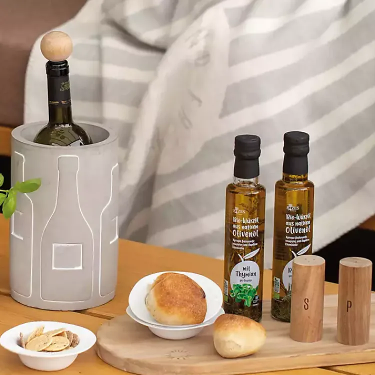 Kirklands Home Kitchen Accessories|Natural Acacia Wood Salt & Pepper Shakers Brown