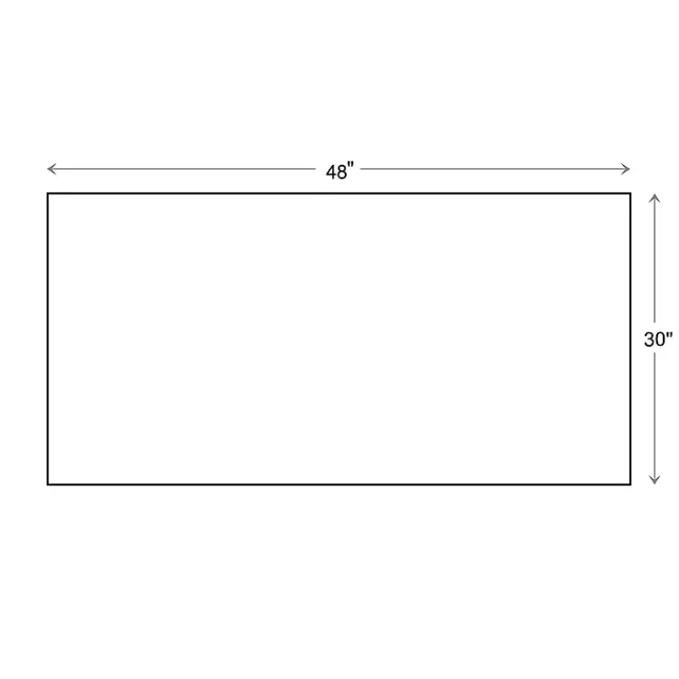 Kirklands Home Doormats|Natural and Black Abby Doormat, 48x30 in.