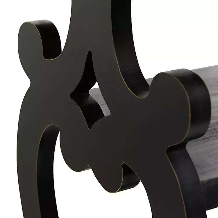 Kirklands Home Console Tables|Natural and Wood 3-Tier Console Table Black