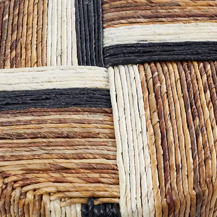 Kirklands Home Accent & End Tables|Natural Banana Leaf Wrapped Accent Table