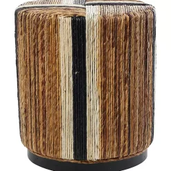 Kirklands Home Accent & End Tables|Natural Banana Leaf Wrapped Accent Table
