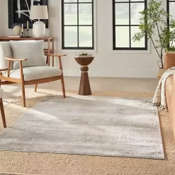 Kirklands Home Area Rugs|Natural Bleach Jute Reversible Area Rug, 5x7 Tan