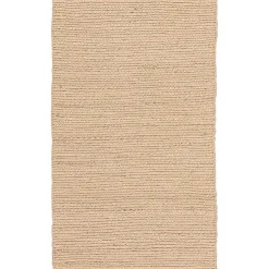 Kirklands Home Area Rugs|Natural Bleached Jute Area Rug, 3x5 Tan