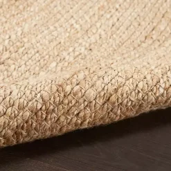 Kirklands Home Area Rugs|Natural Bleached Jute Area Rug, 3x5 Tan