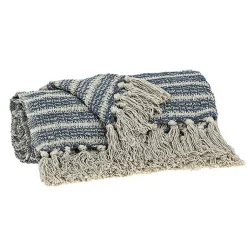 Best Natural Striped Woven Tassel Throw Blankets & Throws