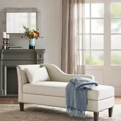 Kirklands Home Sofas & Loveseats|Natural Brett Accent Chaise Lounge Tan