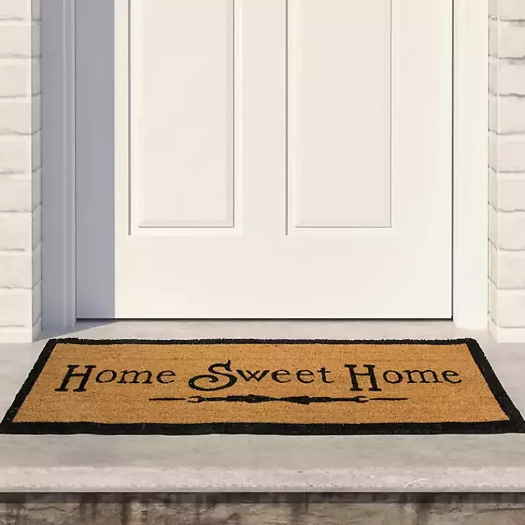 Kirklands Home Doormats|Natural Coir Home Sweet Home Doormat