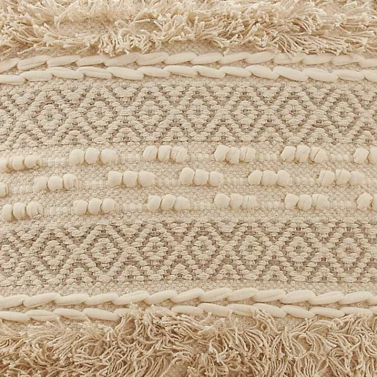 Online Natural Corded Moroccan Cotton Pillow Pillows