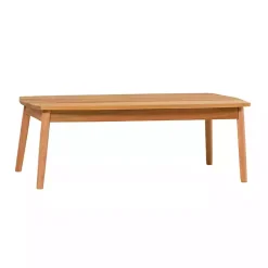 Kirklands Home Outdoor Tables|Natural Eucalyptus Wood Outdoor Coffee Table Tan