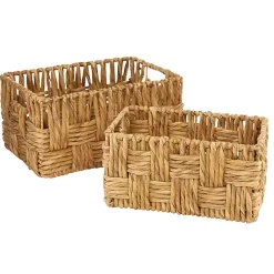 Natural Fibers 2-pc. Jute Basket Set Baskets & Boxes