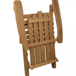 Kirklands Home Outdoor Seating|Natural Folding Outdoor Adirondack Chair Tan