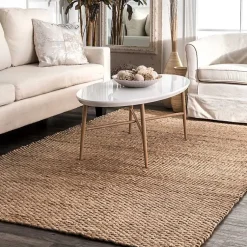 Kirklands Home Area Rugs|Natural Halsey Area Rug, 5x8 Tan