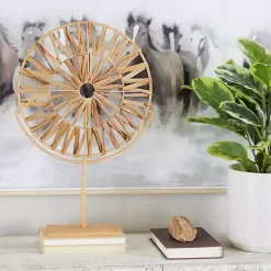 Clearance Natural Hyacinth Sunburst Sculpture Statues & Figurines