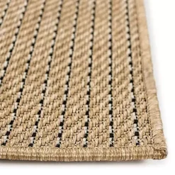 Kirklands Home Outdoor Rugs|Natural Intertwined Santal Outdoor Area Rug, 7x9 Tan