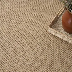 Kirklands Home Area Rugs|Natural Jute Solid Woven Area Rug, 5x7 Tan