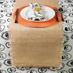 Kirklands Home Table Linens|Natural Jute Table Runner, 110 in. Tan