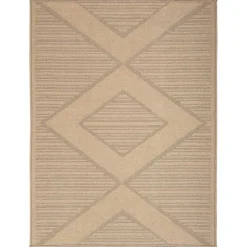 Kirklands Home Area Rugs|Natural Jute Woven Diamond Area Rug, 3x5