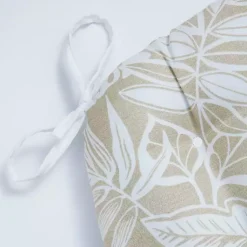 Kirklands Home Outdoor Cushions & Pillows|Natural Leaves Tufted 2-pc. Outdoor Chair Cushions