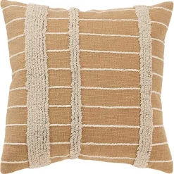 New Natural Leo Striped Pillow Pillows