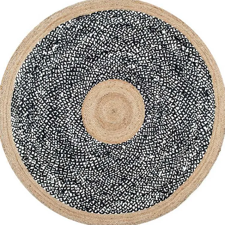 Kirklands Home Area Rugs|Natural Lesha Round Rug, 6 ft.