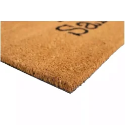 Hot Natural Love Santa Heart Coir and Vinyl Doormat Outdoor Christmas Decorations