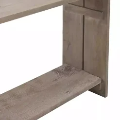 Kirklands Home Console Tables|Natural Mango Wood Farmhouse Console