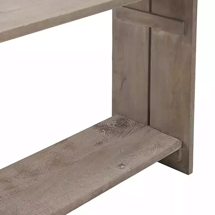 Kirklands Home Console Tables|Natural Mango Wood Farmhouse Console