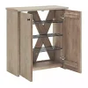 Kirklands Home Entryway Furniture|Natural Mango Wood Shoe Cubbie