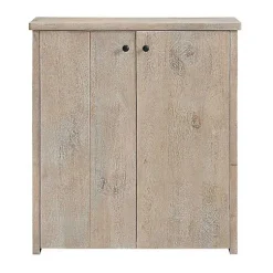 Kirklands Home Entryway Furniture|Natural Mango Wood Shoe Cubbie