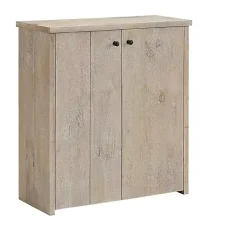 Kirklands Home Entryway Furniture|Natural Mango Wood Shoe Cubbie