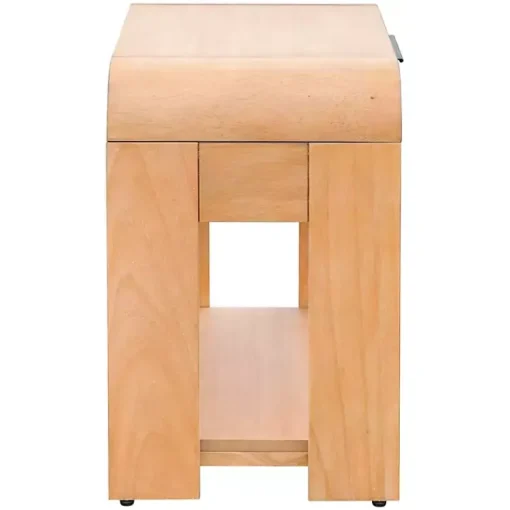 Kirklands Home Nightstands|Natural Modern Curve Nightsd Tan