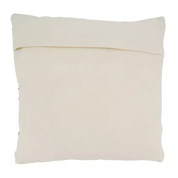 Discount Natural Multi Texture Chindi Jute Pillow Pillows