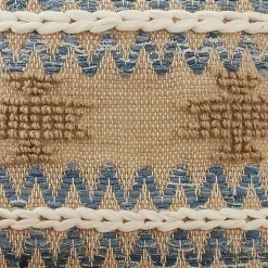 Discount Natural Multi Texture Chindi Jute Pillow Pillows