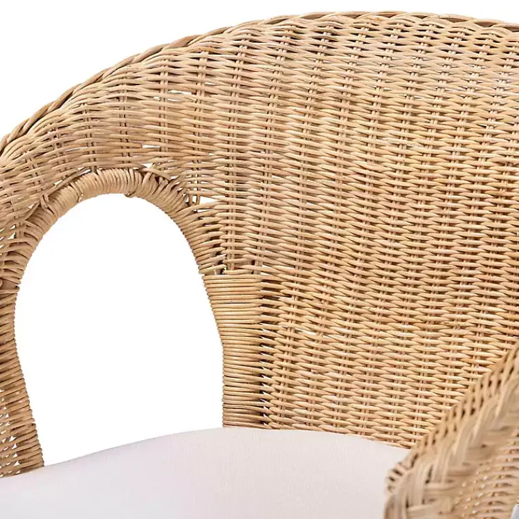Kirklands Home Dining Chairs|Natural Rat Abbey Dining Chair Tan