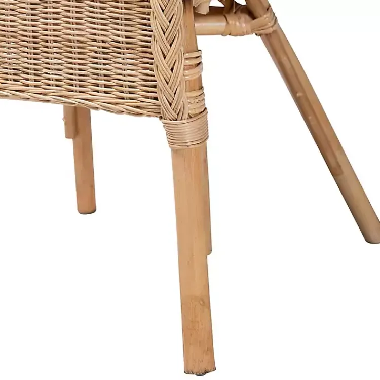 Kirklands Home Dining Chairs|Natural Rat Abbey Dining Chair Tan
