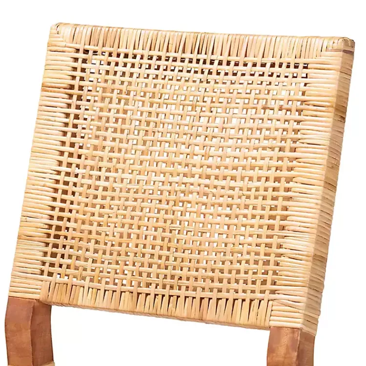 Kirklands Home Bar Stools & Counter Height Stools|Natural Rat and Wood Counter Stool Tan
