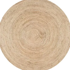 Kirklands Home Area Rugs|Natural Reno Woven Round Area Rug, 4 ft. Tan