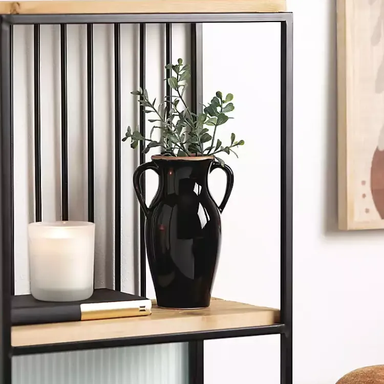 Natural Rimmed Onyx Urn Vase Vases