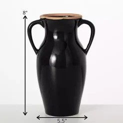 Natural Rimmed Onyx Urn Vase Vases
