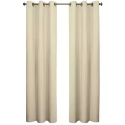 Kirklands Home Curtains & Drapes|Natural Room Darkening Curtain Panel Set, 72 in. Tan