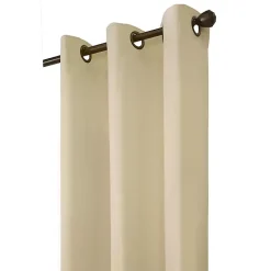 Kirklands Home Curtains & Drapes|Natural Room Darkening Curtain Panel Set, 72 in. Tan