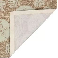 Kirklands Home Outdoor Rugs|Natural Sand Dollar Outdoor Accent Rug