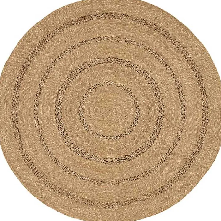 Kirklands Home Area Rugs|Natural Seagrass Indoor/Outdoor Area Rug, 4x4 Tan