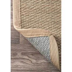 Kirklands Home Area Rugs|Natural Seagrass Percey Area Rug, 5x8 Tan