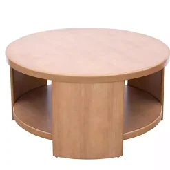 Kirklands Home Coffee Tables|Natural Skye Round Coffee Table Tan