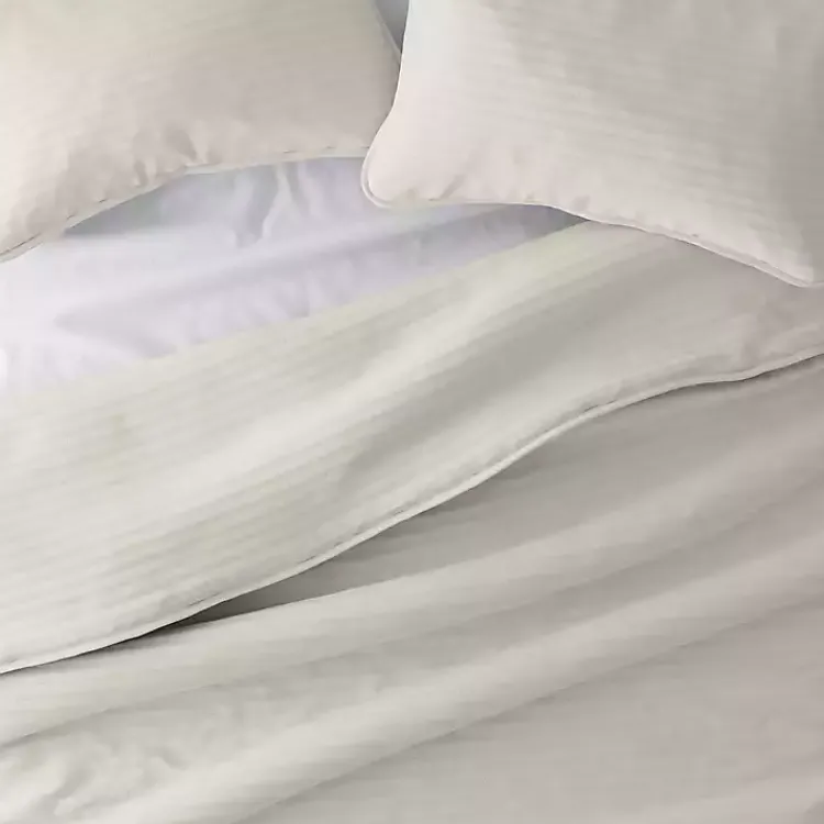 Kirklands Home Quilts|Natural Stitched Stripes 2-pc. Twin Quilt Set